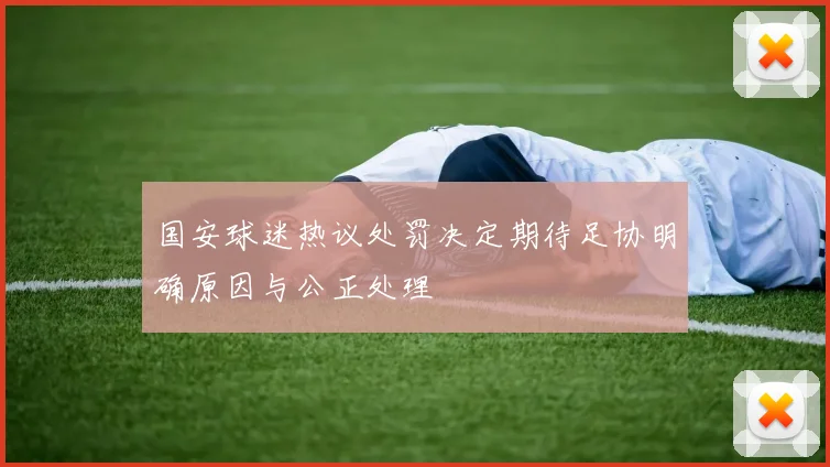 国安球迷热议处罚决定期待足协明确原因与公正处理